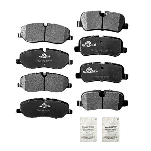 YXPCARS Front & Rear Ceramic Brake Pads D1098 D1099 For 2005 2006 2007 2008 2009 Land Rover LR3, 2006 - 2009 Land Rover Range Rover/ Range Rover Sport HSE