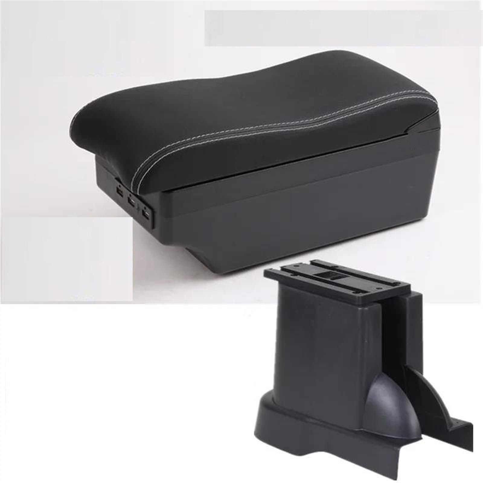 Noheeu C White Line 7Usb Armrest Box Accessories Car Central Content Storage Products With Usb Interfa For Alto