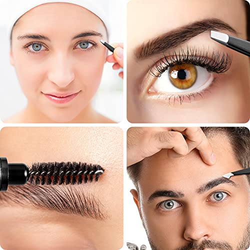 Exquisite Eyebrow Kit - 8 in 1 - Eyebrow Tweezer Kit 4 PCs - Eyebrow Shaping Kit - Multipurpose Eyebrow Grooming kit - Eyebrow Razor, Eyebrow Brush and Comb, Pencil, Eyebrow Scissors in Padded Case - Image 6
