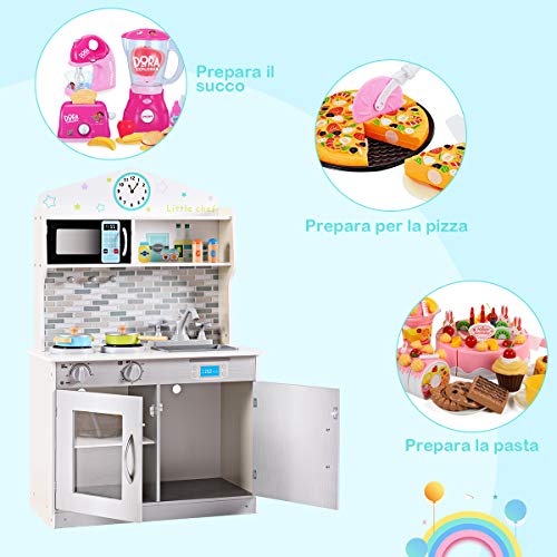 GOPLUS Grande Cucina Giocattolo per Bambini