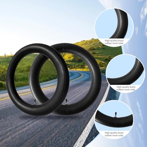 Image of 2 Pack 90 /100-14 inch 3.00-14 inch Heavy Rear Inner Tube, 14 Inch Tire | for 125cc 140cc Pit Pro Trail Foot Dirt Bike [Thickened]