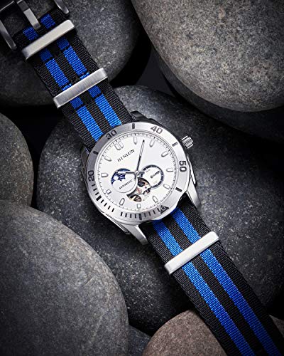 Image of BINLUN Nylon Watch Band Thick G10 Premium Ballistic Nylon Multicolor Replacement Watch Straps with Silver /Black Stainless Steel Buckle for Men Women 18mm 20mm 22mm 24mm
