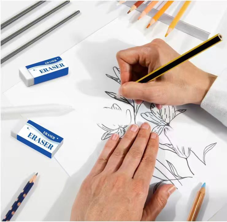 60% Off FAOGO Portable Erasers (6-Pack) for School & Office - Image 6