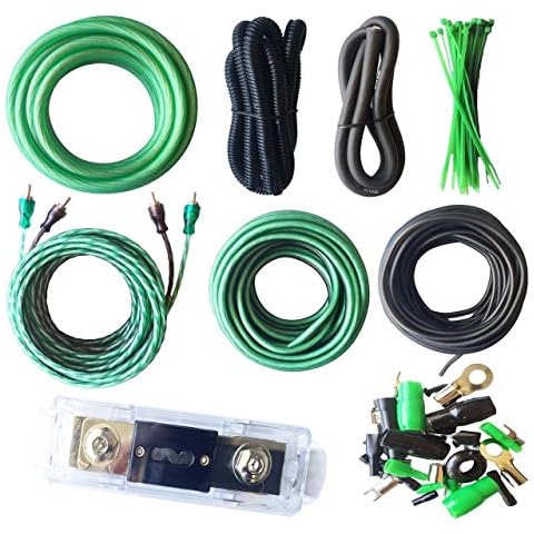 SoundBox 4 Gauge Amp Kit Complete AWG Amplifier Install Wiring Cables - 5,000W Cover