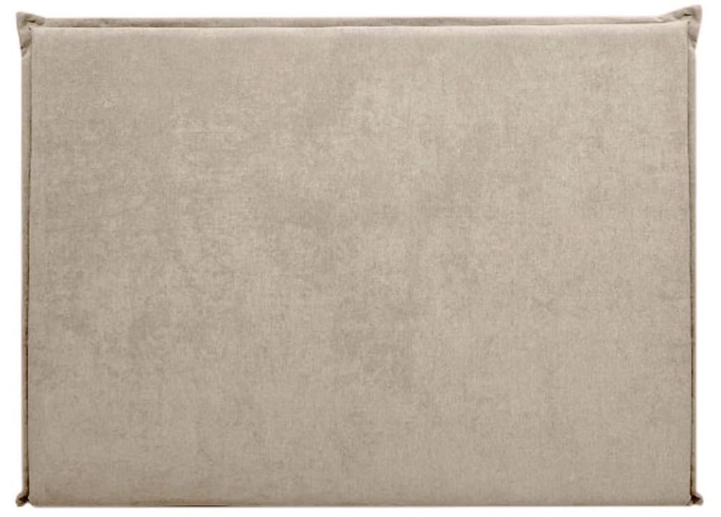 Cabecero tapizado desenfundable de Espuma con Ribete, tapizado en Tejido Antimanchas, 100 cm de Altura (Beige 5, 100cm (Camas de 90))