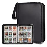 Scimi Trading Card Album - Holds 900 Cards 50 Removable Pages 9 Pockets with 3 Rings in Standard Siz