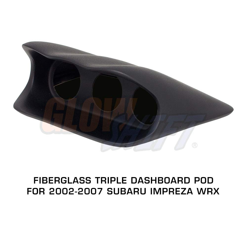 GlowShift Gauge Package Compatible with Subaru Impreza WRX STI 2002