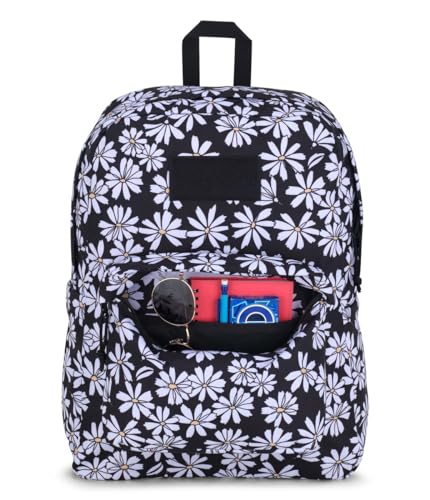 Image of JanSport Superbreak Backpack - Durable, Lightweight Premium Backpack, Punk Pansies Black