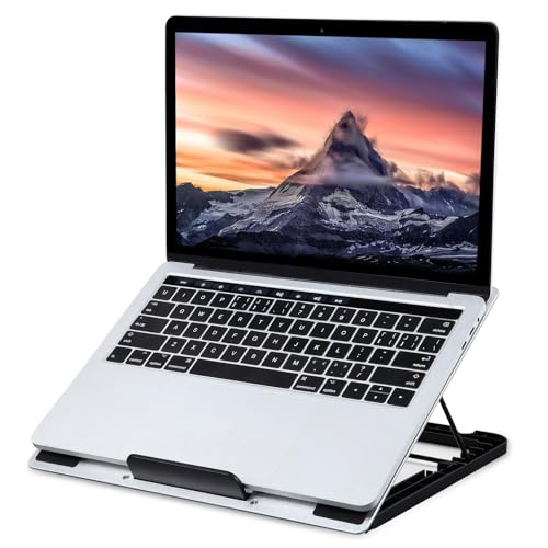 Base enfriadora metálica plegable para laptop 10-16" miniatura 2
