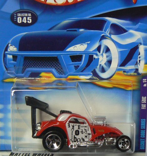 Hot Wheels Secret Code Series FIAT 500C 1:64 Scale Model in original packaging