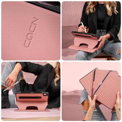 Image of ZUGU CASE Ultra-Thin Protective Case Designed for iPad Air 11 inch (M4, 2026 / M3, 2025 / M2, 2024) / iPad Air 5 /4, 10.9-Inch (2022 /2020) Magnetic Stand with Apple Pencil Charging (Sleep /Wake Cover)