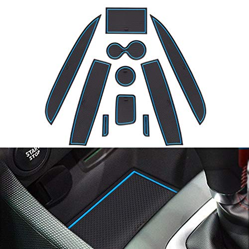 Tapis en caoutchouc antidérapants pour console Renault Clio 4 YEE PIN