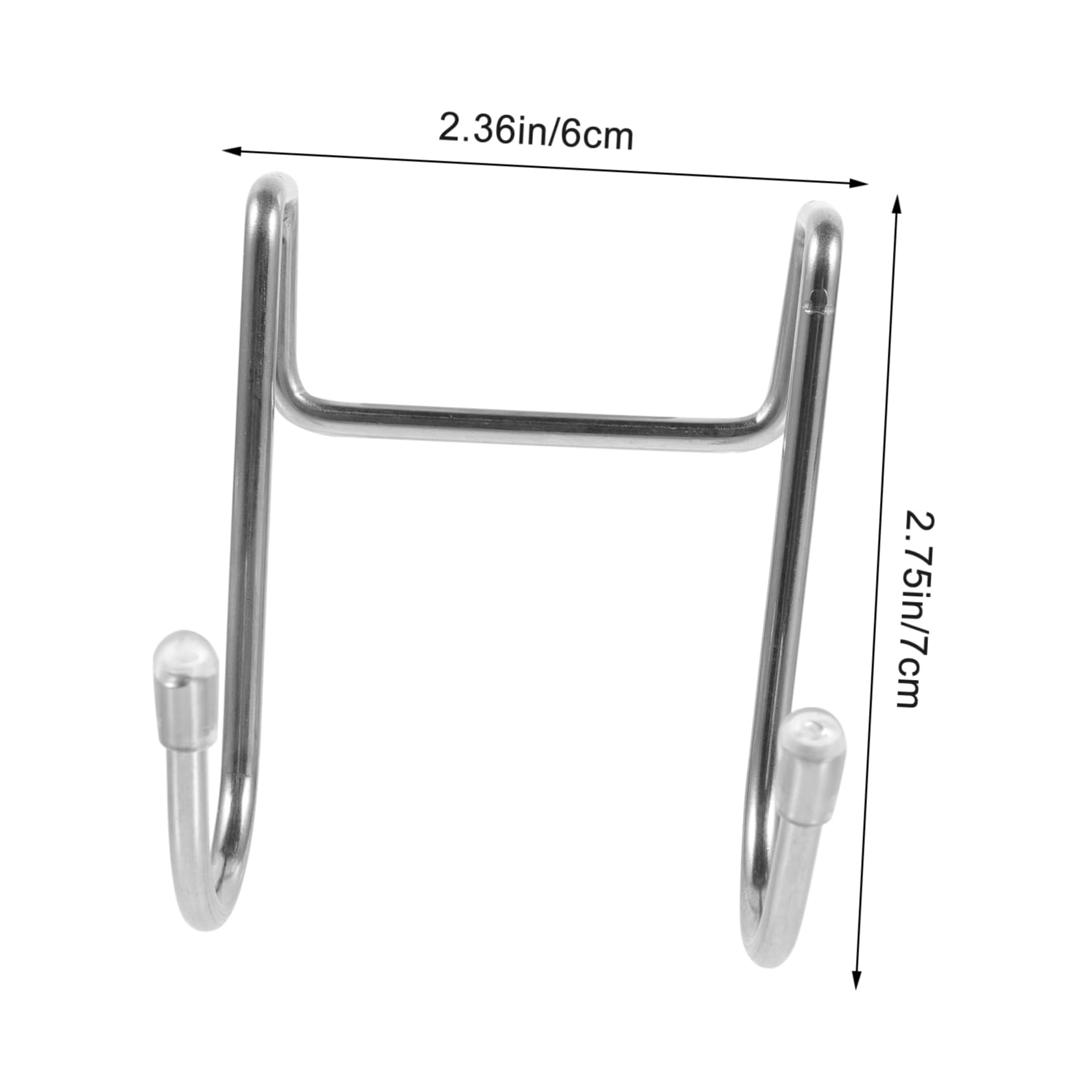 Unomor Adjustable Over Door Hooks 8pcs s Hooks No Screw Easy Install for Kitchen Closet Garden Storage