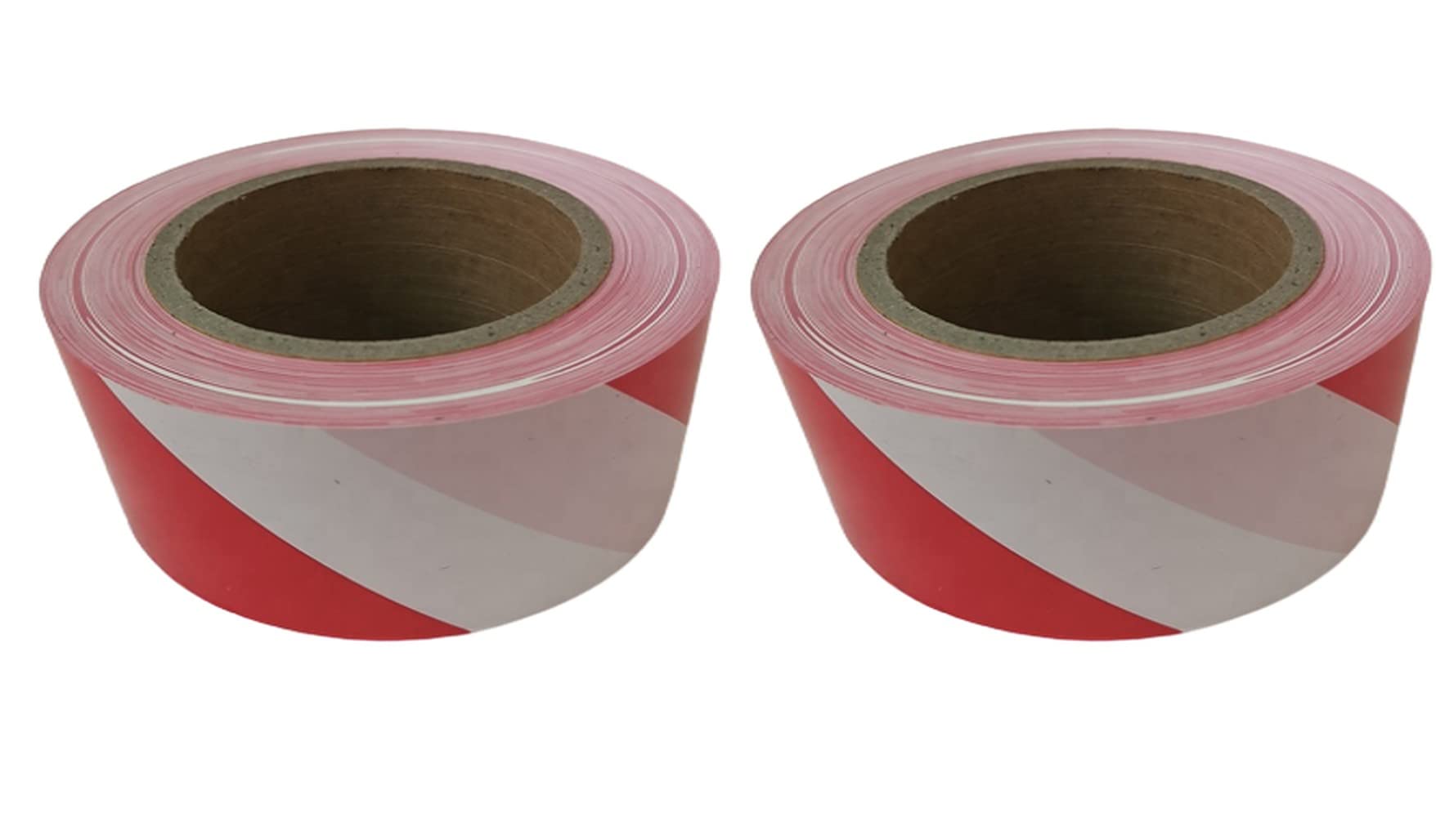 WYATT [PACK-2] Safety Barricade Tape, Indoor/Outdoor Warning Tape Construction Hazard Tape Non Adhesive Polythene Safety Blocking Tape (75MM x 200M, RED&WHITE STRIPES) (B0BN7S7HS9) Amazon Price History, Amazon Price Tracker