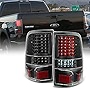 ACANII - For 2004-2008 Ford F150 Pickup Truck Lobo Black Housing Full LED Tail Lights Brake Lamps Pair Set Left+Right