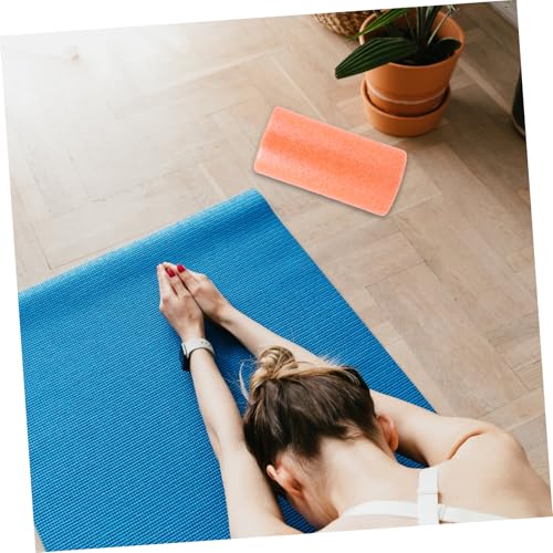FRCOLOR Yoga Muscle Relaxing Roller Foam Massage Column Epp Material 30x15cm Orange para Fitness y Alivio Muscular Profundo en Casa miniatura 7