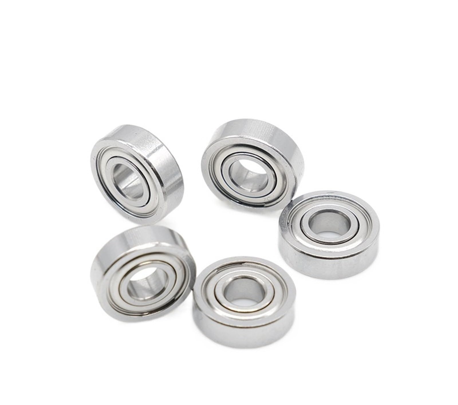 VSPPJYFG Bimetal Seal Shield Micro deep Groove Bearing 10pcs 624ZZ 4x13x5mm Deep Groove Ball Bearings