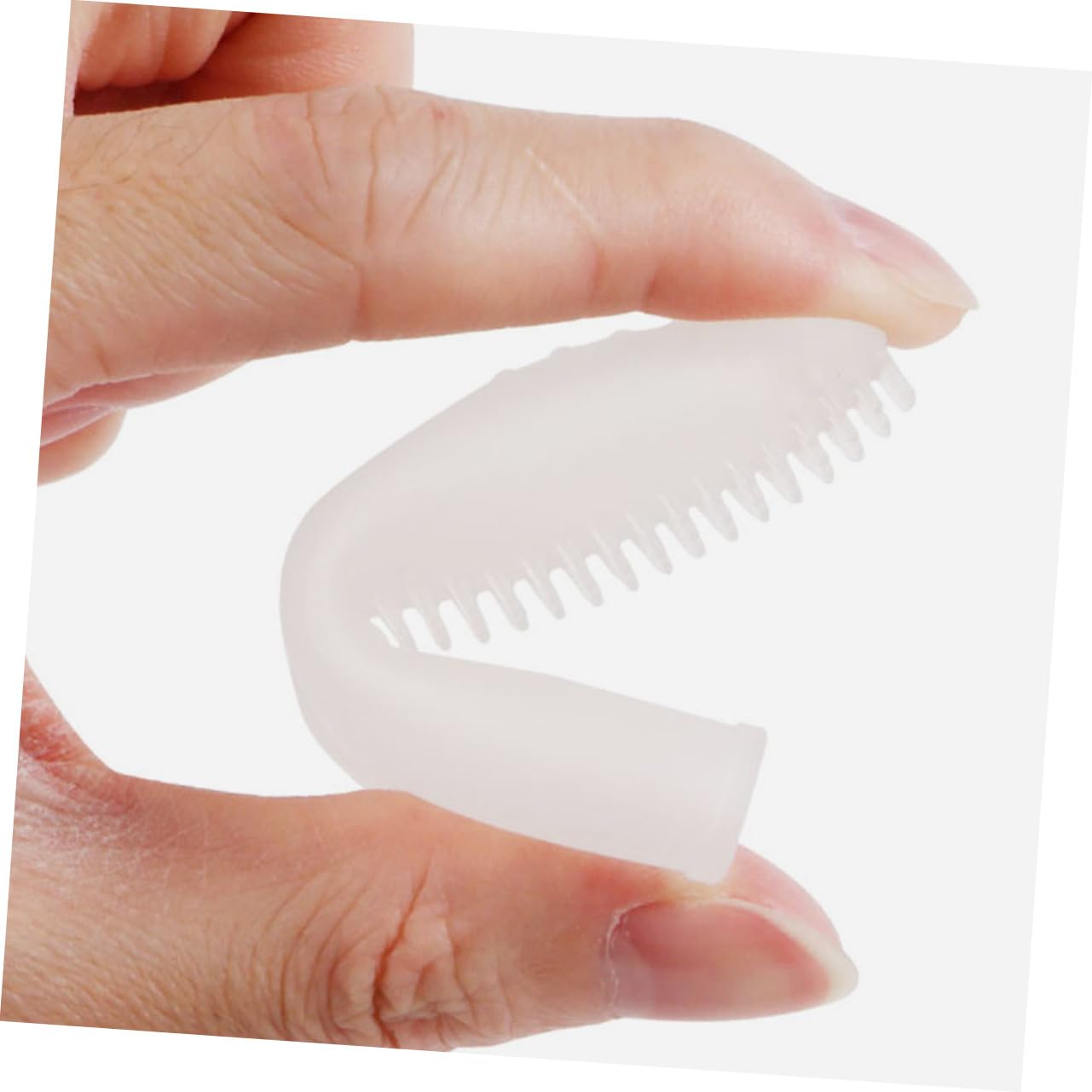 Sosoport 4pièces Brosse à Dents Pour Chiens Silicone Outil De Soin Pour Animaux Brosse à Doigts Douce Pour Nettoyage Des Dents Des Chiens Chats