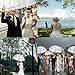8 Pack Clear Bubble Wedding Umbrellas - 47