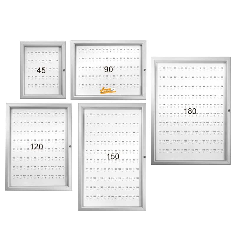 BACHECA PORTA CHIAVI CON SERRATURA 45 POSTI VERTICALE UFFICIO HOTEL OFFICINA