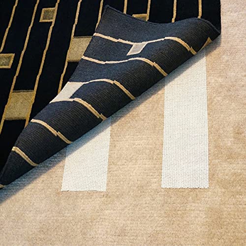 Strong Double Sided Sticky Tape for Area Rugs, Carpets, Runners and Floor Mats, Keeps Area Rugs and Mats from Moving, Easily Removable, 6 inches Wide x 25 feet Long