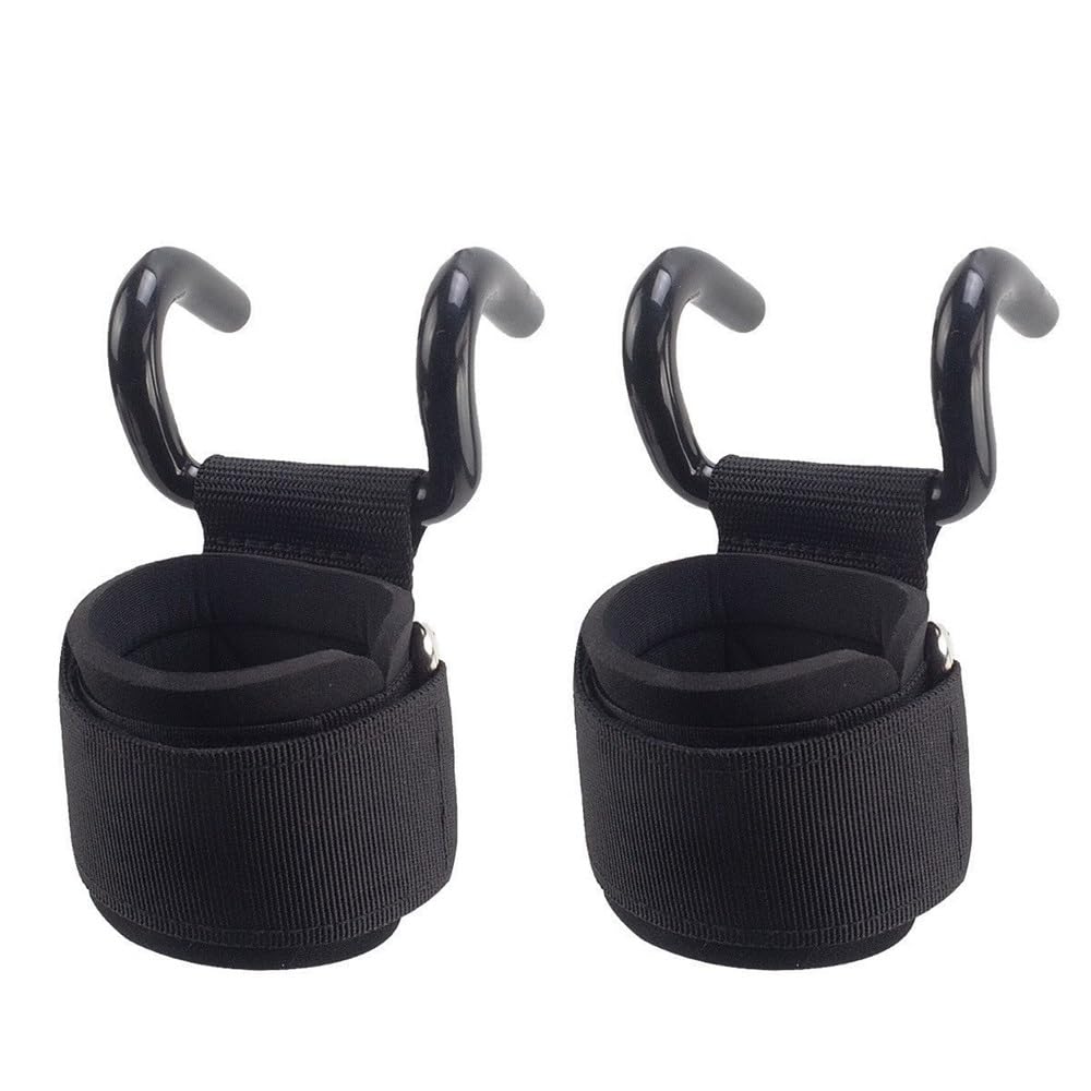 Deadlifts Hooks Fitness Aid Force Hook Pull-ups Hanging Bar Wrist Guards Grip Hooks