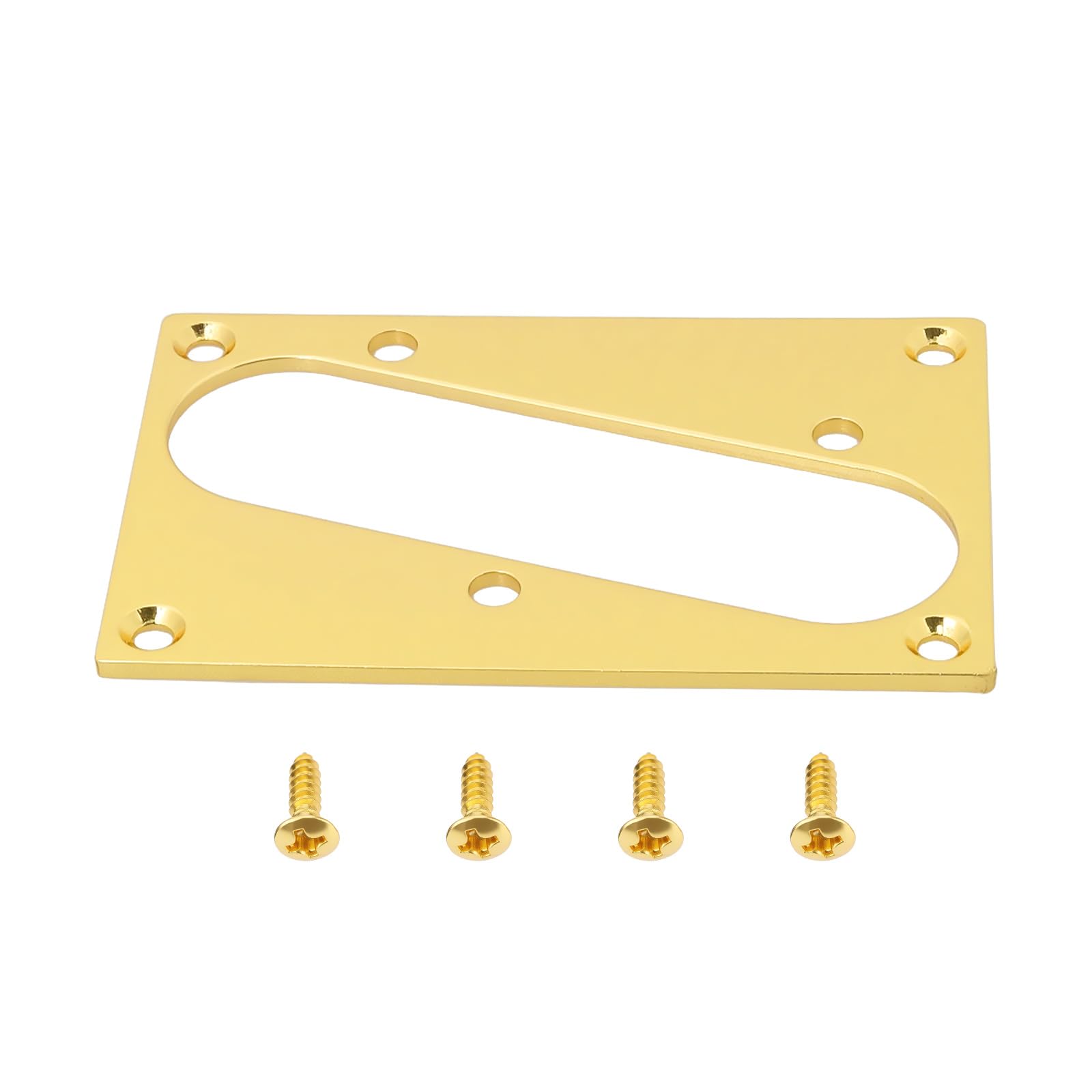 Briny River Guitar Bridge Pickup Mounting Frame Compatible with Telecaster Tele Guitars 77 x 50mm (Gold)