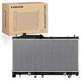 A-Premium Engine Coolant Radiator Assembly with Transmission Oil Cooler Compatible with Subaru Forester 09-13, Impreza 08-11, Outback 05-09, Crosstrek 16-17, 2.0L 2.5L H4 Engine, Automatic Trans.