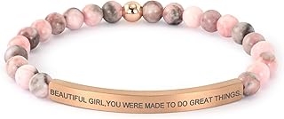 Inspirational Bracelets for Women,18K Gold Plated Christian Bible Verse Faith Jewelry, Religious Jesus Prayer Gift for Mom, Sister, Friend