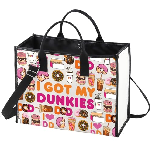 WZMPA Dunkie Junkie Tote Bag Donuts Baker Gift I Got