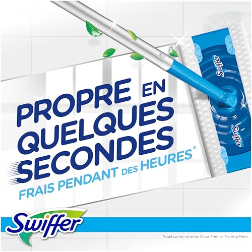 Swiffer lingettes humides élimine poussière et taches tenaces boîte de 48 recharges - 2