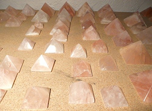 Piramidi di quarzo rosa, confez. 500 g