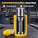 NEWTRY 20 ton Hydraulic Ram Cylinder Jack 2’’/50mm Stroke Porta Power Ram Industrial Lifting Jack Retract Automatically
