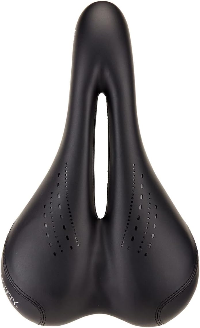 Terry Bike Saddle - Liberator Y Gel Saddle Bike Seat for Men's Cycling - Padded Wide Bike Seat Cushion for Comfortable Long Rides, Black Dura-tek Bicycle Seat Cover