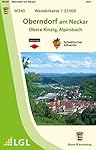W240 Mapa de senderismo 1:25 000 Oberndorf am Neck...: 