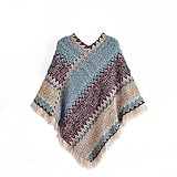 ▶ Nouvelles couleurs ▶ : pull en laine tricotée pour femme, rayures colorées et coutures colorées. Couleur : les couleurs sont originales, riches et variées, et vous pouvez choisir parmi une variété de belles couleurs.