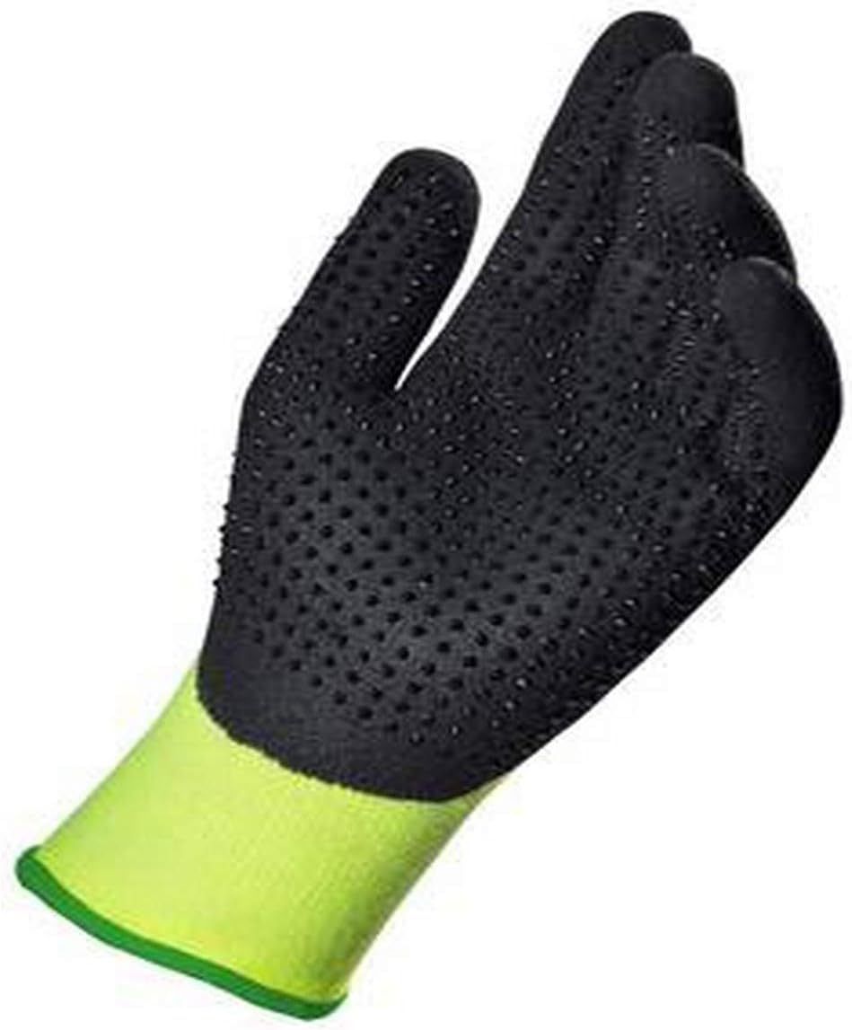 Pama MAPA 710121 Temp-Dex Sandy Nitrile Palm Coated Glove, 11, Yellow (Pack of 50)