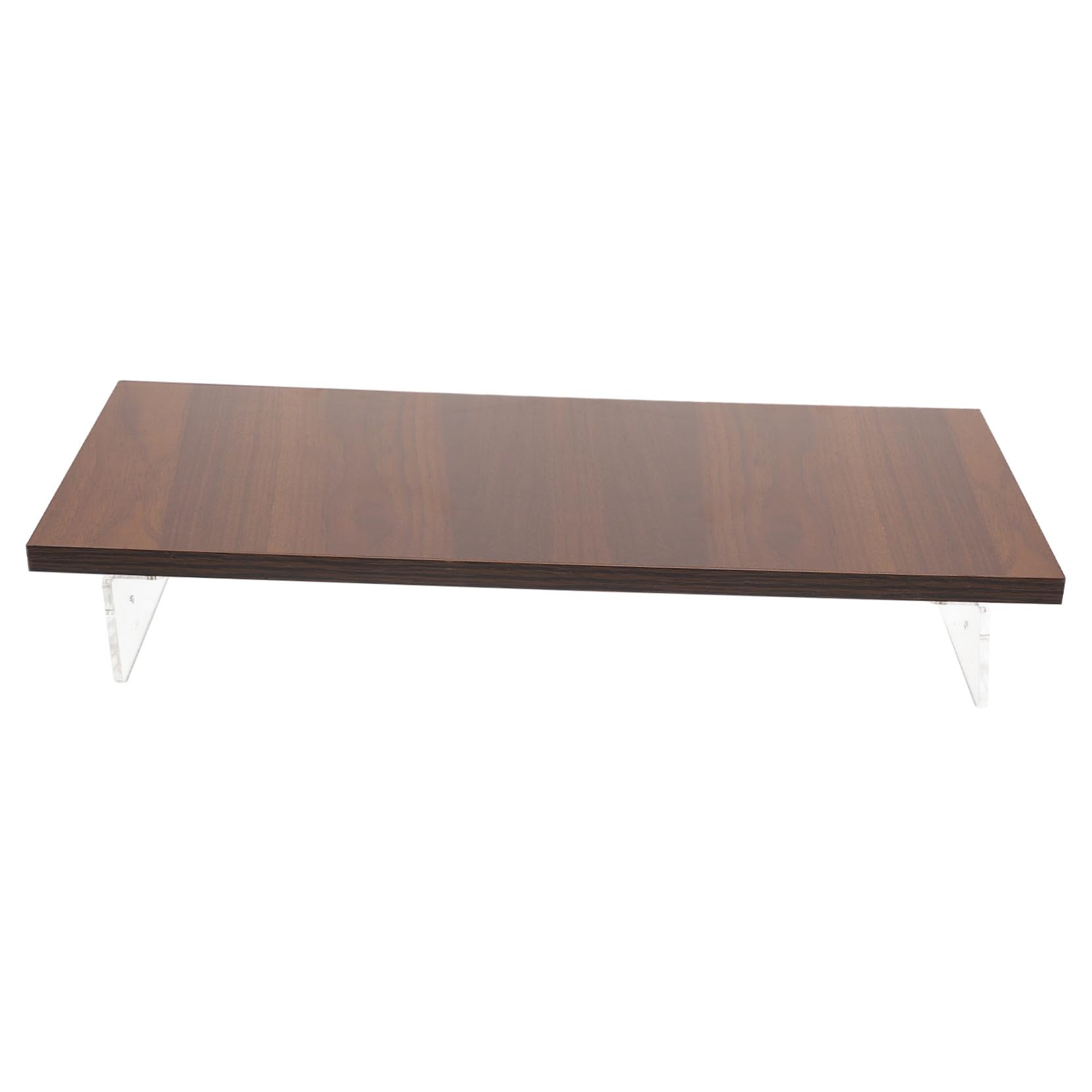 Support moniteur acrylique réhausseur écran pur pour bureau minimaliste