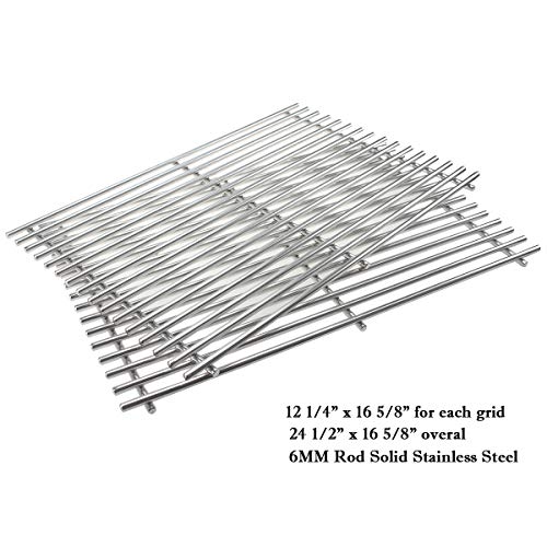 Hisencn Stainless Steel Cooking Grids Grates Grill Grid Replacement for Thermos Grill Parts