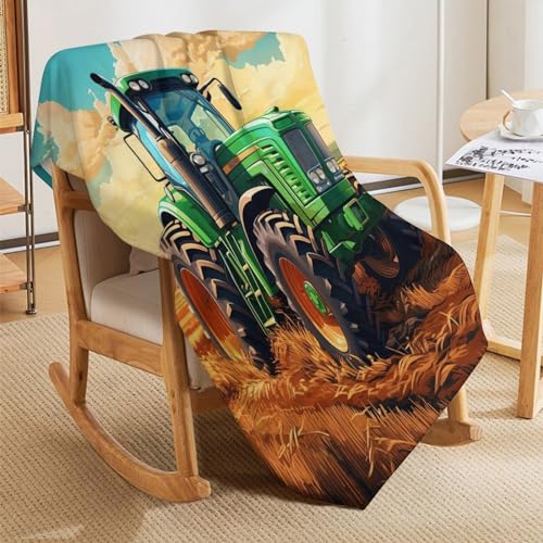 Couverture tracteur moelleuse pour des moments cocooning sur le canapé - 8