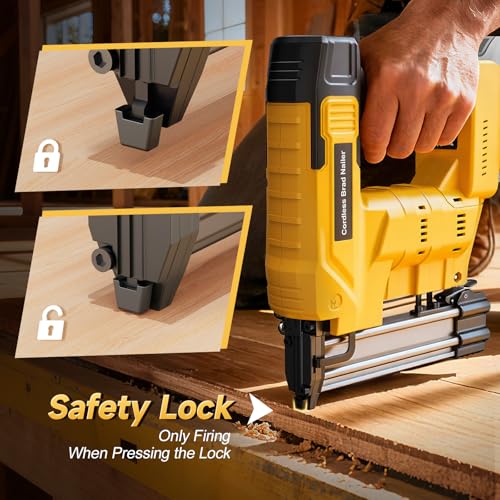2-in-1 Cordless Brad Nailer Stapler