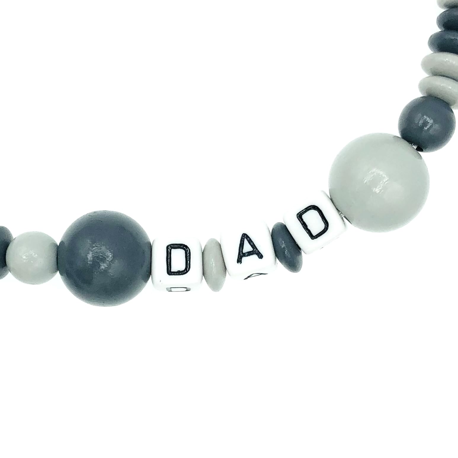Set Nuckelkette + Kinderwagenkette mit Namen " 3D - BÄR/TEDDYBÄR " Hellgrau Grau/Baby/Unisex/Personalisiert/HANDMADE
