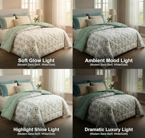Image of VAS COLLECTIONS Cloud Cotton Reversible AC Comforter for Double Bed | Super Soft 220 GSM Quilt /Duvet /Dohar | Lightweight All-Season Comforter | 88 x 90 Inches (1 Piece) (Sea Green, Orange)