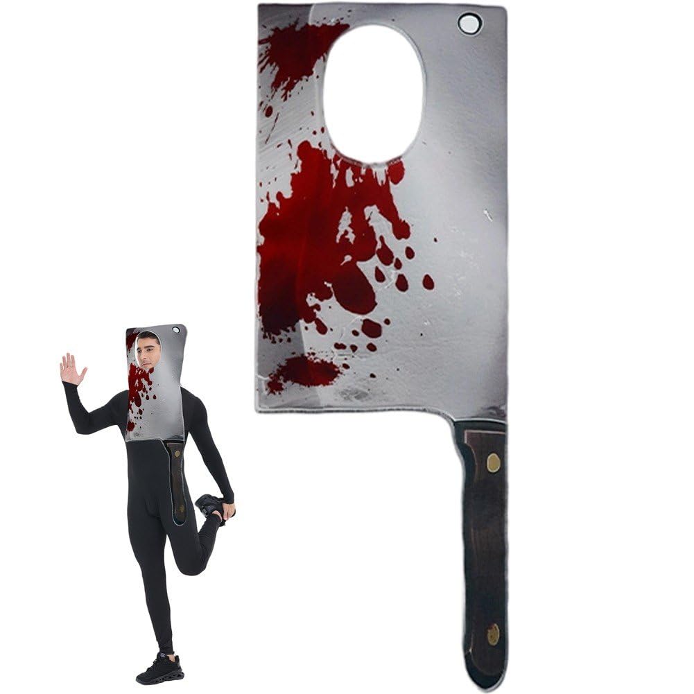 Costume de couteau de cuisine ensanglanté pour un déguisement original sans effort