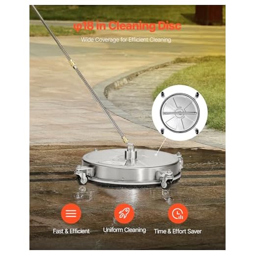 VEVOR 18 Inch Pressure Washer Surface Cleaner