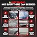 Carfidant Red Car Scratch Remover - Ultimate Scratch and Swirl Remover for Red Color Paints - Polish & Paint Restorer - Easily Repair Paint Scratches, Scratches, Water Spots! Car Buffer Kit