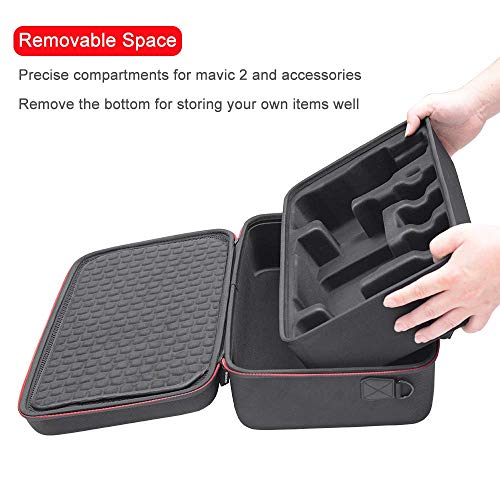 RLSOCO DroneKoffer Hoes voor DJI Mavic 2 Pro & Mavic 2 Zoom Drone & accessoires: DJI Smart Controller, Mavic 2, 4x… - Image 6