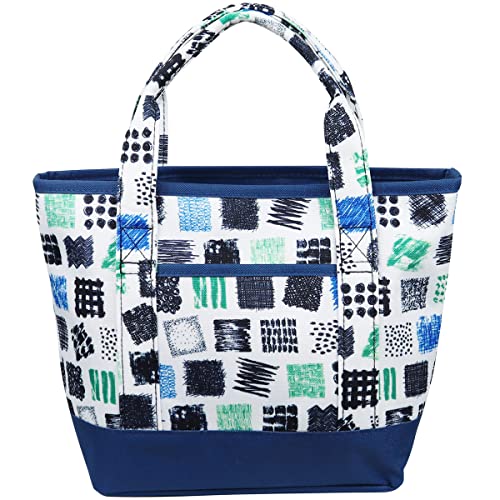 AZROF アズロフ ラウンド小物 ラウンドミニトートバッグ マークネイビー 264