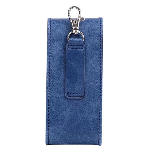 JOMA-E-Shop-Protective-Cigar-Cover-Pouch-Bag-for-E-cigarette-Protective-Wallet-Case-Electronic-Cigarette-PU-Leather-Carrying-Case-Box-Holder-CoverBlue