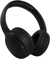 Fone de Ouvido Bluetooth com Cancelamento de Ruído, Bateria Recarregável e Design Dobrável (Preto)